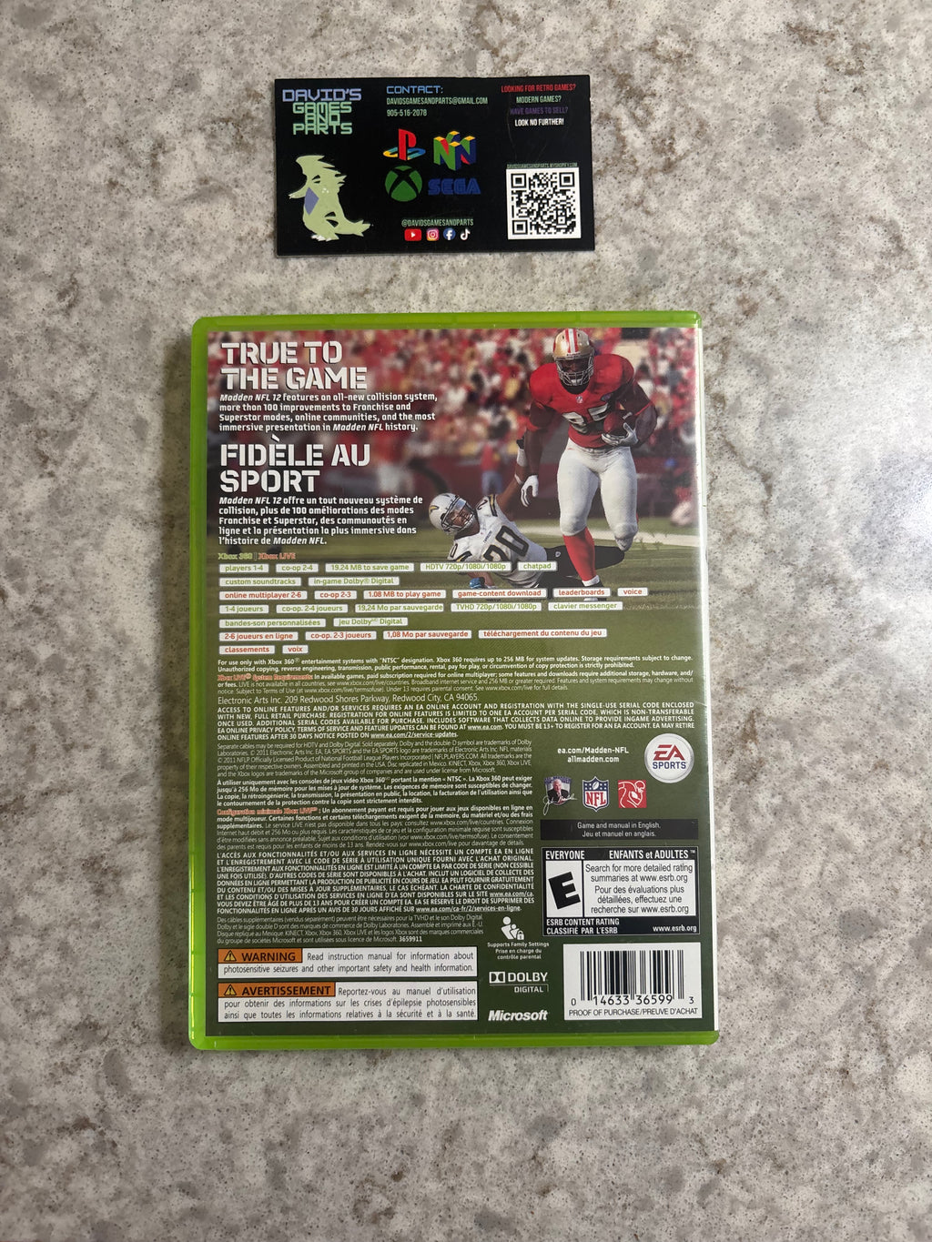 Madden NFL 12 [Xbox 360]
