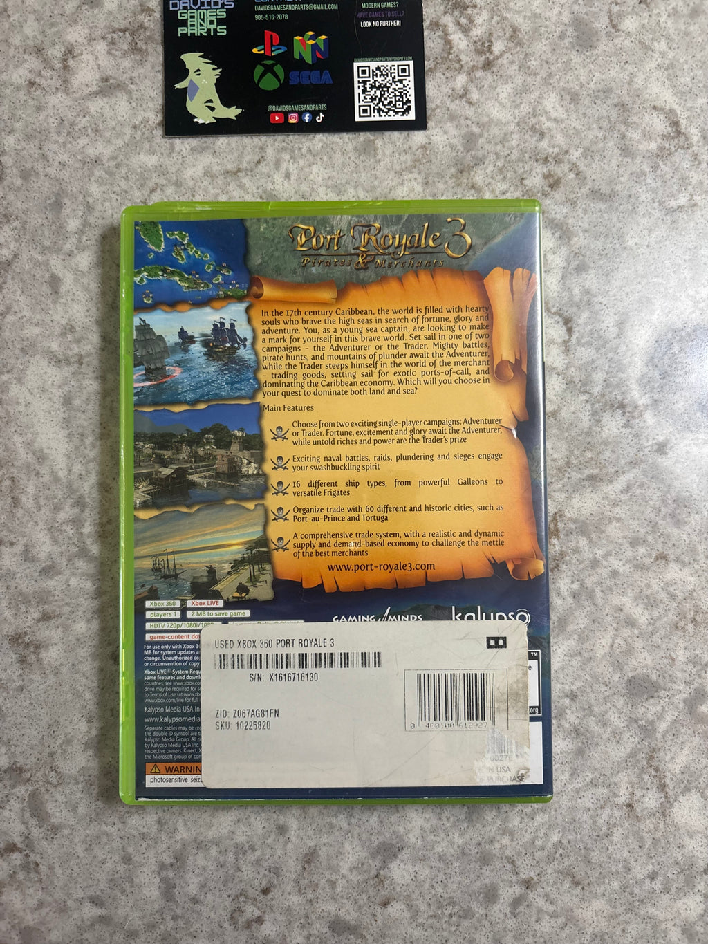 Port Royale 3: Pirates & Merchants [Xbox 360]