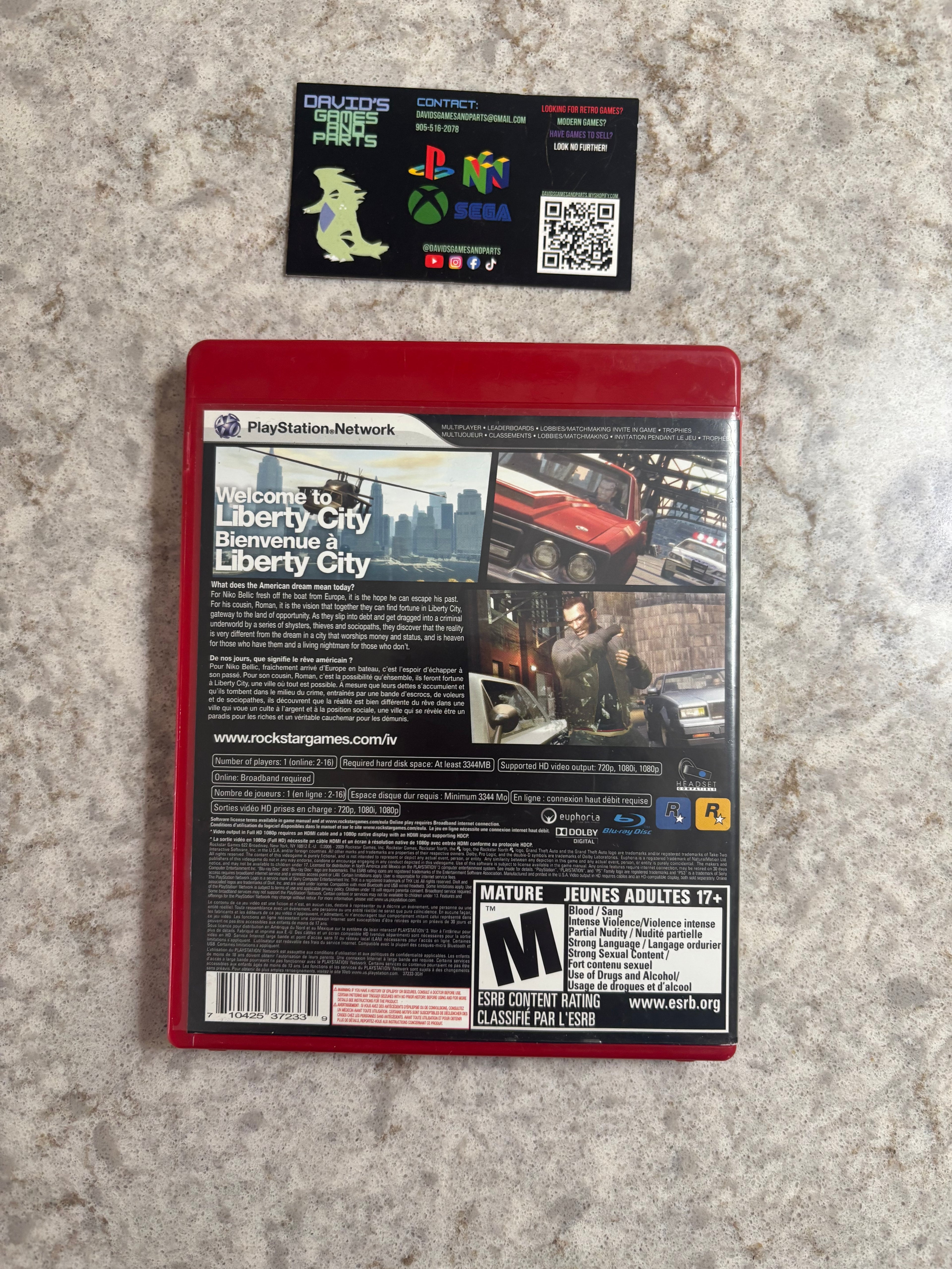 Grand Theft Auto IV [PS3]