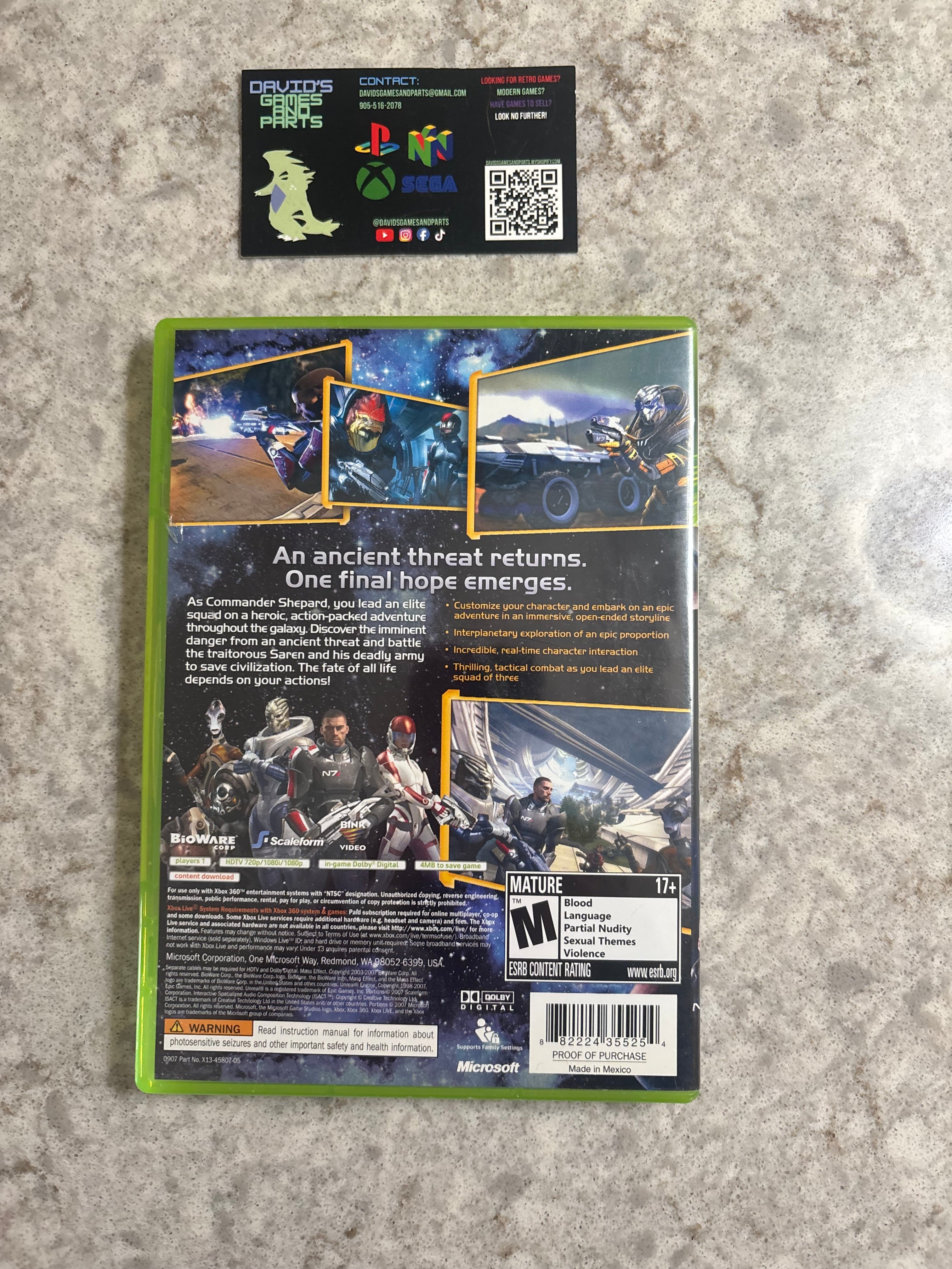 Mass Effect [Xbox 360]