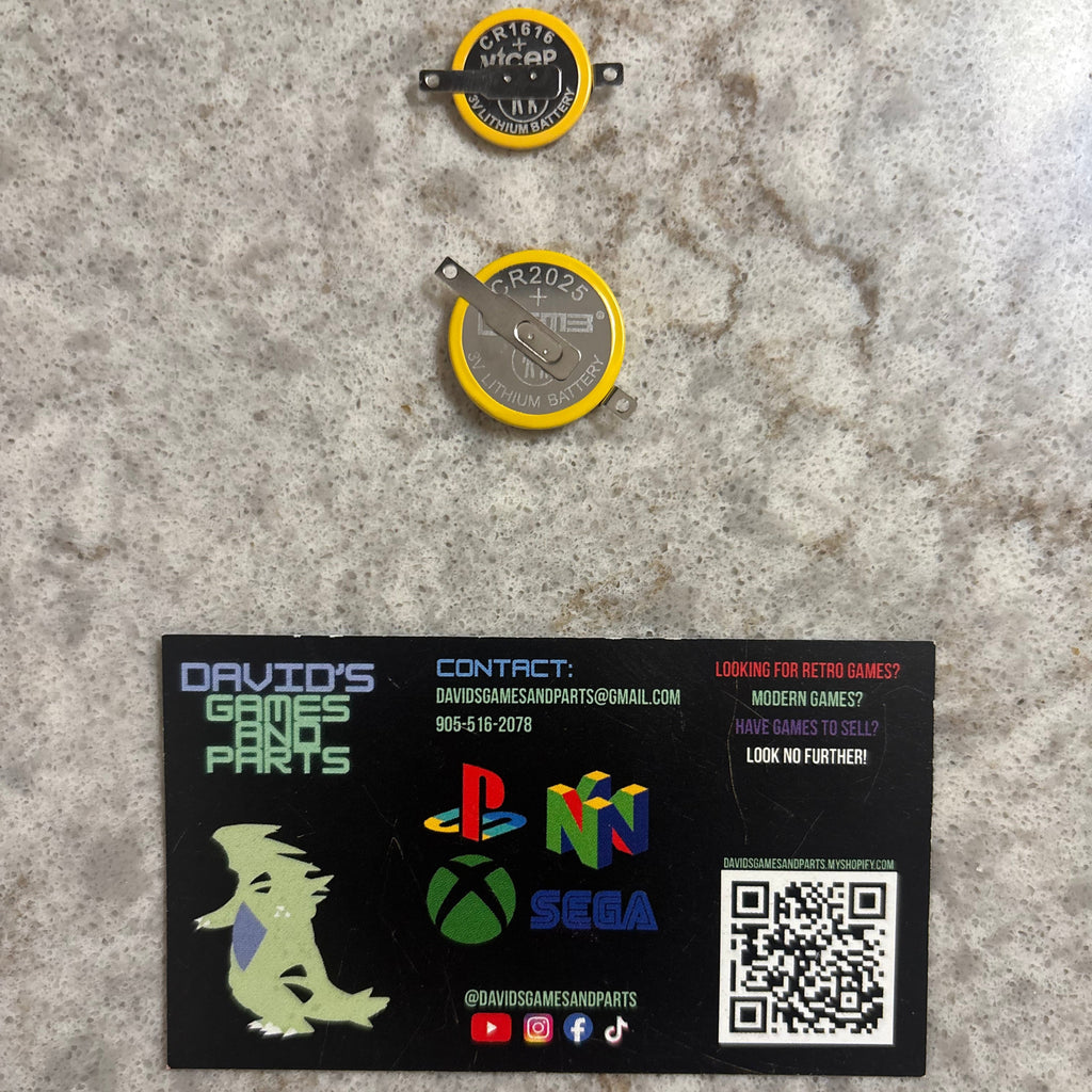 Game Boy Cartridge Battery