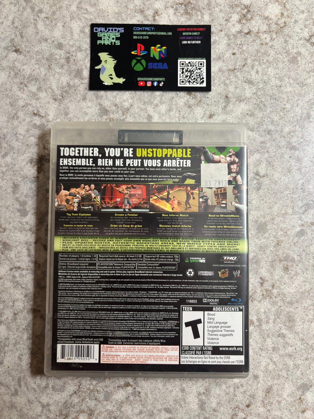 WWE: Smackdown VS Raw 2009 [PS3]