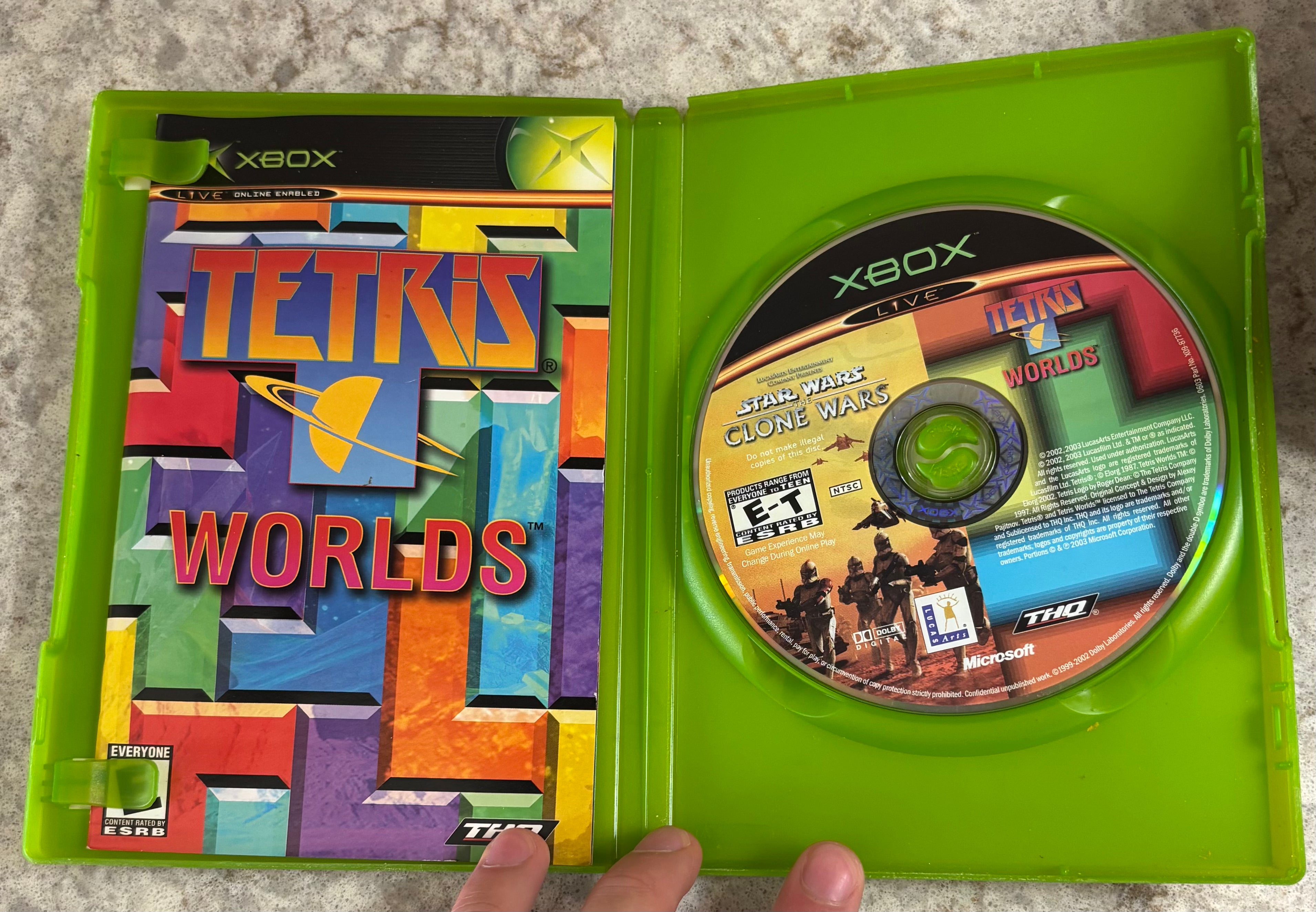 Star Wars The Clone Wars + Tetris Worlds [Xbox]