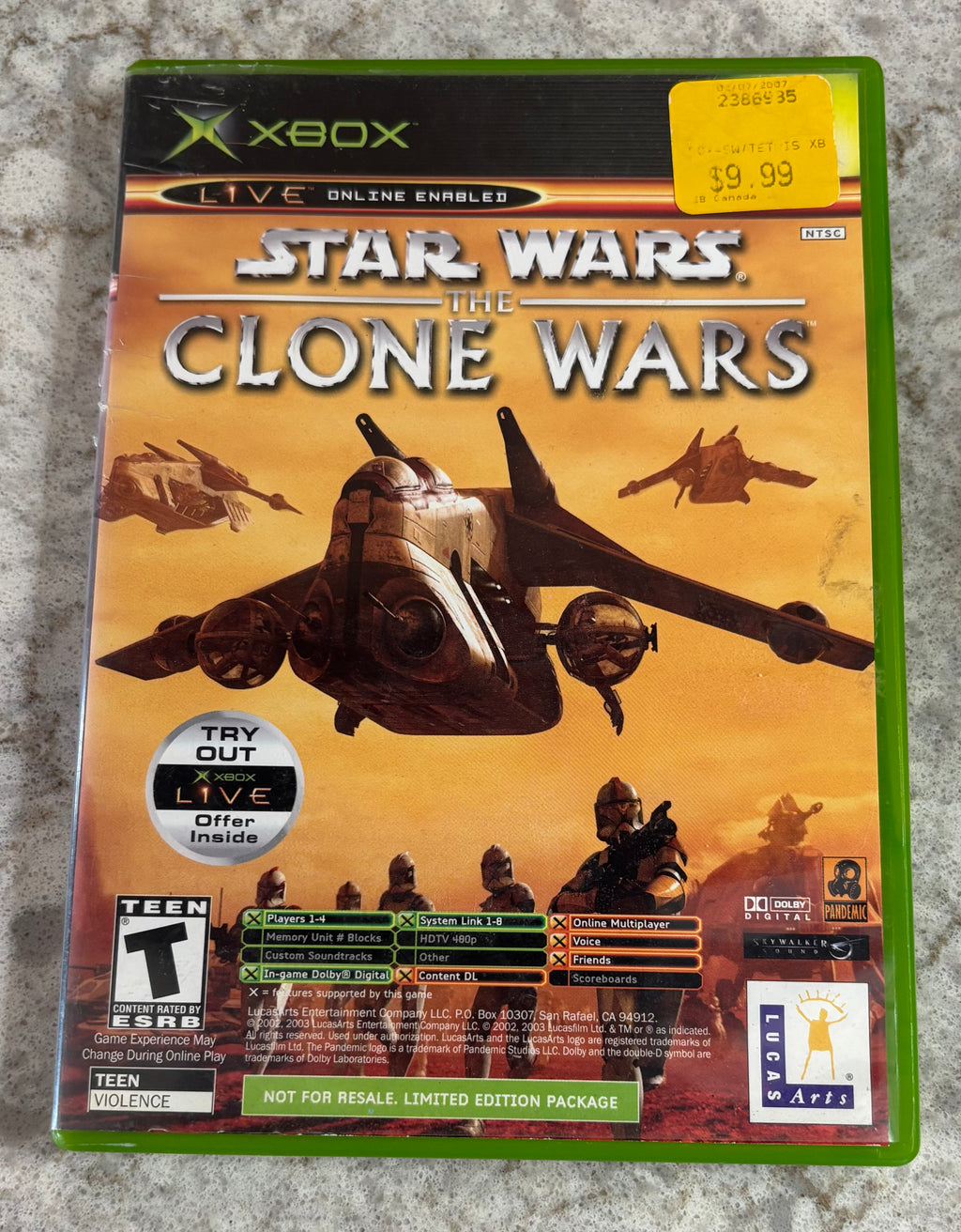 Star Wars The Clone Wars + Tetris Worlds [Xbox]