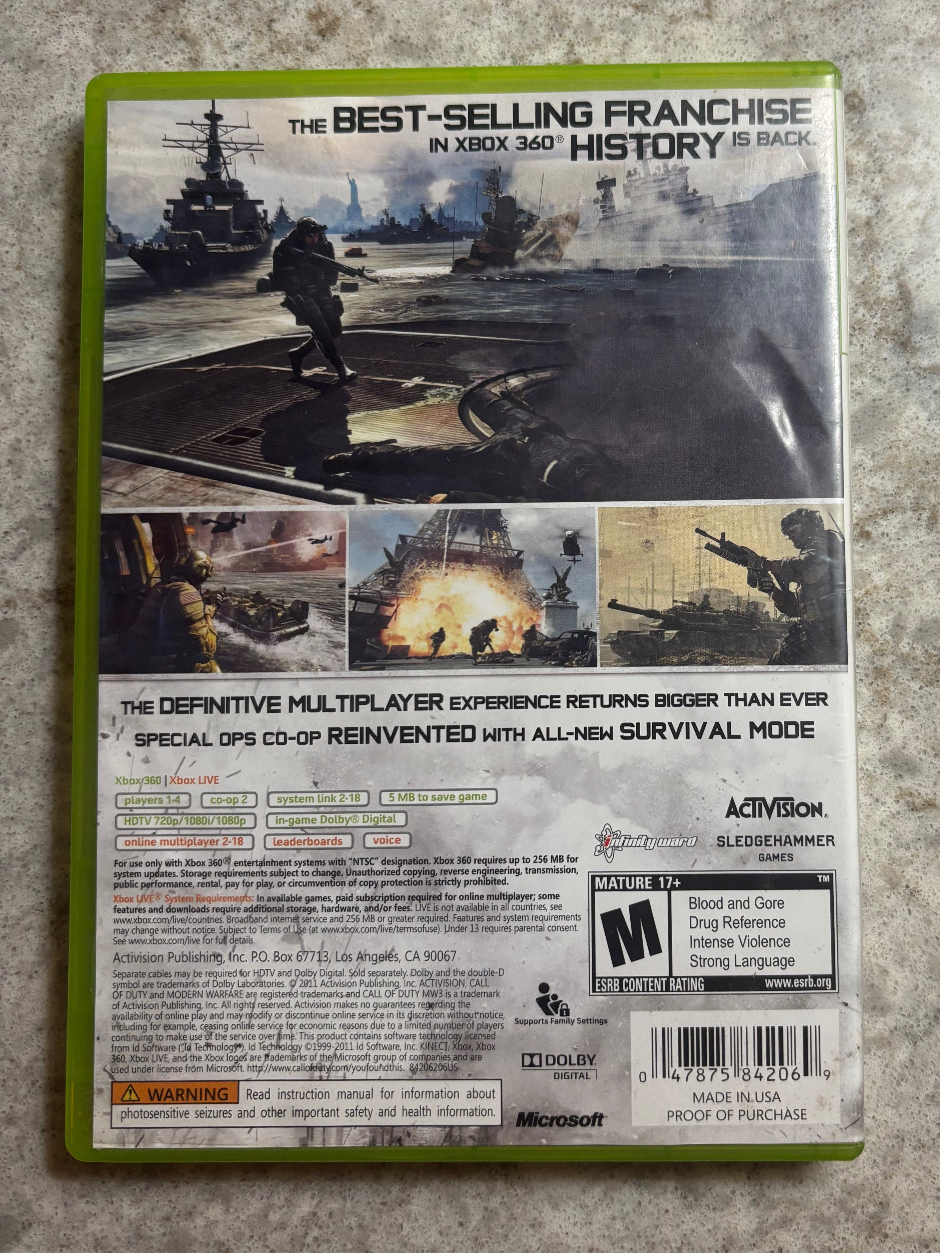 [Xbox 360] Call of Duty: Modern Warfare 3