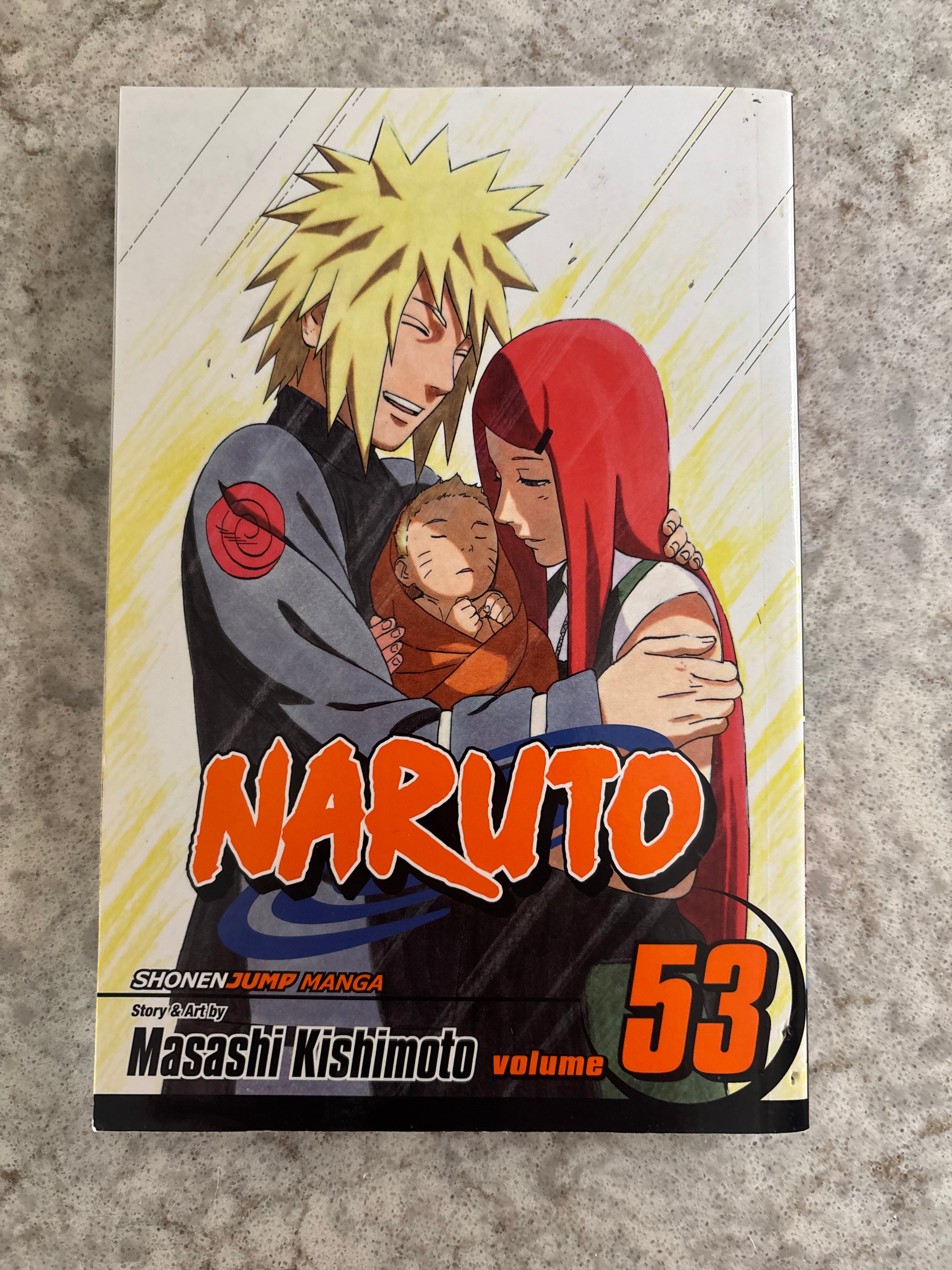 Naruto Volume 53 Shonen Jump Manga book by Masashi Kishimoto.
